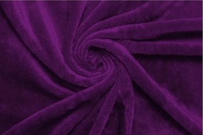 ECOMATRACE Mikroplyšová plachta fialova – 90×200 cm