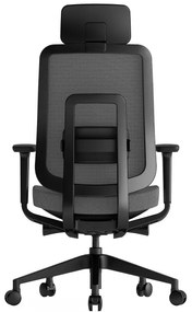 Kancelárska ergonomická stolička K42 — sieť, látka, čierna / viac farieb Zelená