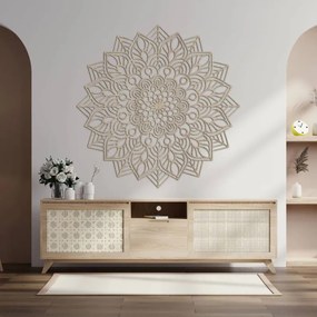 Dizajnová drevená dekorácia  kvetinový ornament | SENTOP HDF0319-A