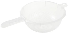 Cedník s prírodnou rukoväťou (priehľadný) 24x11