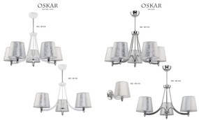 Jupiter 1512 - OR 3 bi - Luster na tyči OSKAR 3xE27/60W