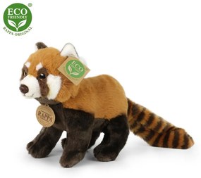 Plyšová panda červená 20 cm ECO-FRIENDLY