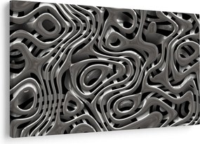 Obraz - Metalická abystrakcia (90x60 cm)