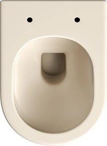 BPS-koupelny Závesná WC misa so SoftClose sedadlom HYD-7286, cappuccino