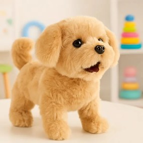Plyšový psík na batérie Golden Retriever