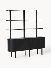 Veľký regál's drážkovanou prednou stranou Calary