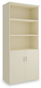 Vysoká skriňa SimpleOffice 80 x 40 x 180 cm, breza
