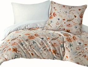 RENFORCÉ OBLIEČKY SIDELYA EXCLUSIVE 200X220 CM, 2 KS 70X80 CM KVETY