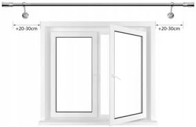 Dekorstudio Garniža jednoradová FLAT zlatá 19mm Dĺžka: 160cm, Typ uchytenia: Držiak modern, Typ príslušenstva: Bez príslušenstva