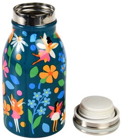Modrá detská fľaša z nehrdzavejúcej ocele 250 ml Fairies in the Garden – Rex London