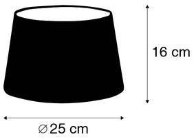 Tienidlo lampy z ľanu hnedé 25/16