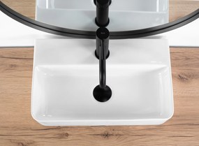 Umyvadlo na desku Rea Naomi 45 cm bílé
