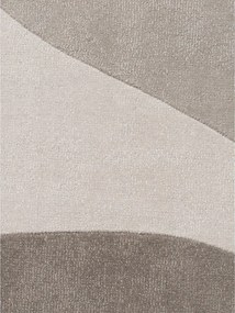 Béžový ručne tkaný vlnený okrúhly koberec ø 200 cm Hackney Clarissa – Ted Baker