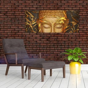 Obraz - Zlatý Budha (120x50 cm)