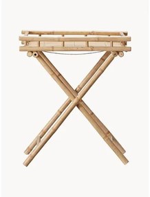 Skladací záhradný pomocný stolík z bambusu Mandisa