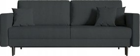 Pohovka trojsedačka Vallera (čierna čierna)