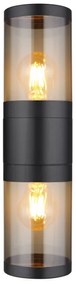 Globo 32014-2BS - Vonkajšie nástenné svietidlo XELOO 2xE27/60W/230V IP44