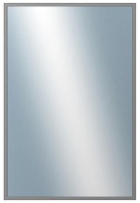 DANTIK - Zrkadlo v rámu, rozmer s rámom 40x60 cm z lišty Hliník platina (7269019)