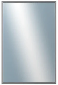 DANTIK - Zrkadlo v rámu, rozmer s rámom 40x60 cm z lišty Hliník platina (7269019)