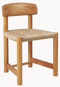 Ručne vyrobená jedálenská stolička z borovicového dreva Daumiller