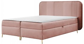 Kontinentálna manželská posteľ Omentre, Rozmer postele: 120x200, Dostupné poťahy: Magic Velvet 2239