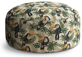 Taburet Circle tukan, farebná