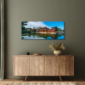 Obraz - Chrám Byodo-in, Japonsko (120x50 cm)