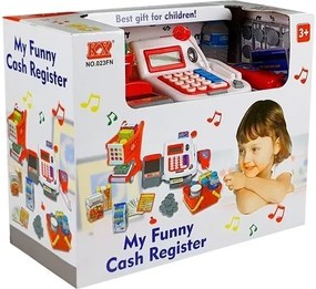 LEAN Toys Obchodná súprava pokladničný vozík