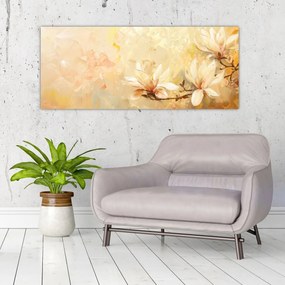 Obraz - Kvety (120x50 cm)