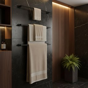 Rea Til, vešiak na uterák 58cm, čierna matná, REA-88001