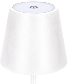 SOLIGHT LED nabíjacia lampička Lucca, 120lm, zmena CCT, stmievanie, biela