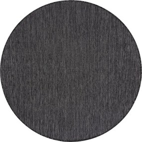 Koberec SIZAL SION A5165A čierny kruh