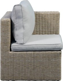 Záhradná lounge súprava pre 2 v béžovej a svetlohnedej farbe Modular – Unique Furniture