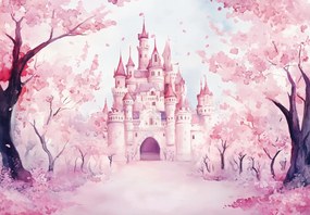 Fototapeta - Ružový zámok (147x102 cm)