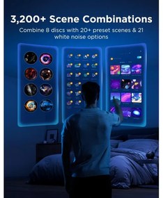 Govee - Galaxy Light Projector 2 Pro Matter s reproduktorom Wi‑Fi