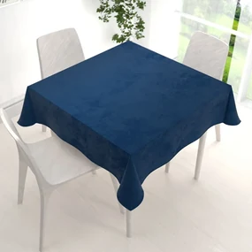 Biante Zamatový štvorcový obrus Velvet Prémium SVP-029 Námornícka modrá 40x40 cm
