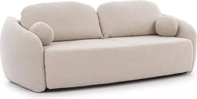 Rozkladacia pohovka Latina - tmavobéžové buklé Lambi 9