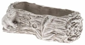 Betónový kvetináč Kmeň žaba, 27 x 8,5 x 15,5 cm