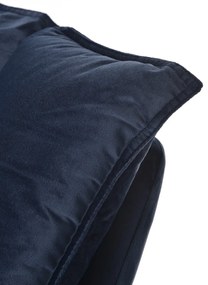 DUKA HOJDACIE KRESLO LIESLIE NAVY BLUE 90X102X85 CM MODRÁ, STRIEBORNÁ 30517