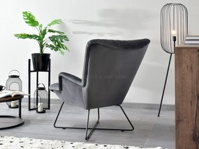 Relaxačné kreslo Nuttshell (grafitová + čierna). Akcia -20%. Vlastná spoľahlivá doprava až k Vám domov. 1136213
