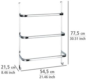 WENKO 24025100 - Držiak uterákov IRPINIA 54,5x77,5 cm lesklý chróm