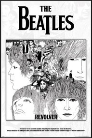 Plagát, Obraz - The Beatles - Revolver Album Cover, (61 x 91.5 cm)