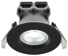NORDLUX DON SMART inteligentné zapustené osvetlenie LED, 4,7 W, 8,5 cm, okrúhle, čierne