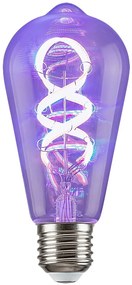 Rabalux LED Spiral Filament žiarovka Amber ST64 4W/E27/300Lm/2700K+RGB/Dim