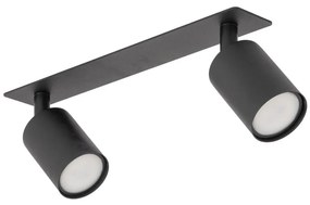 Podhľadové bodové svietidlo NEX 2xGU10/10W/230V čierna