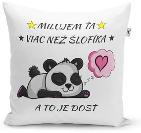 Sablio Vankúš Milujem ťa viac ako šlofíky: 40x40 cm
