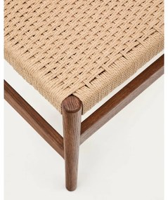 Lavica v hnedo-prírodnej farbe Zaide – Kave Home