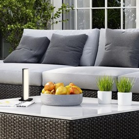 Briloner 7474-015 - LED nabíjacia vonkajšia stolná lampa LED/7W/5V/3000K čierna