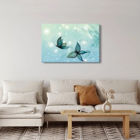 Obraz - Modré motýliky (90x60 cm)
