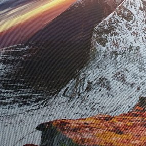 Obraz - Zimná horská panoráma (90x60 cm)
